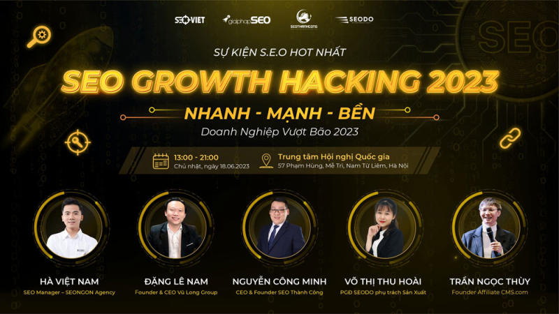 Diễn giả sự kiện SEO Growth Hacking 2023